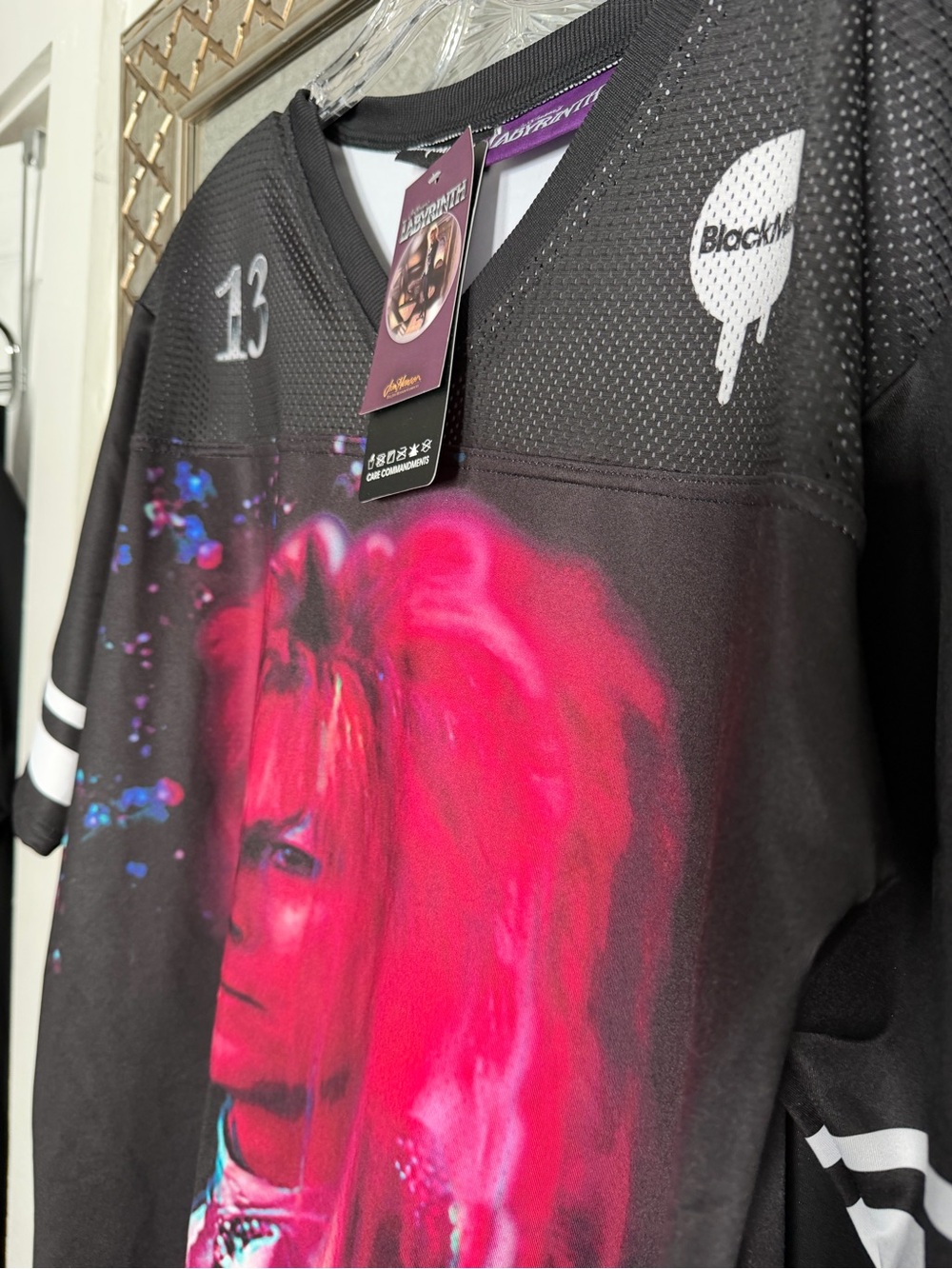 Black Milk Labyrinth jersey tunic mini dress Tee Bowie Jim Henson NWT RARE sz M - Picture 5 of 9